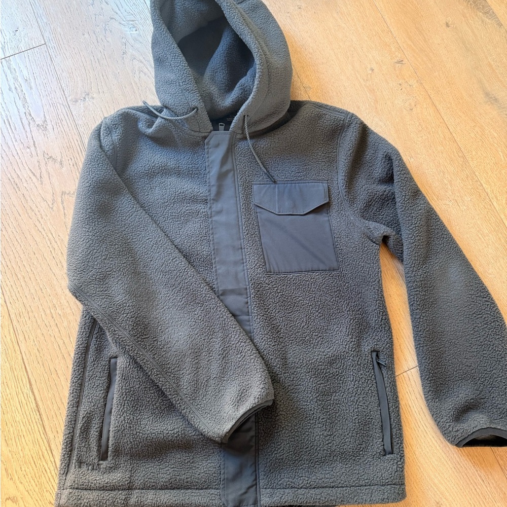 BYLT Basics Back Bay Sherpa Jacket, charcoal, L
